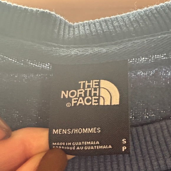 The North Face Men's Navy Crewneck with Desert Graphic - Picture 2 of 9